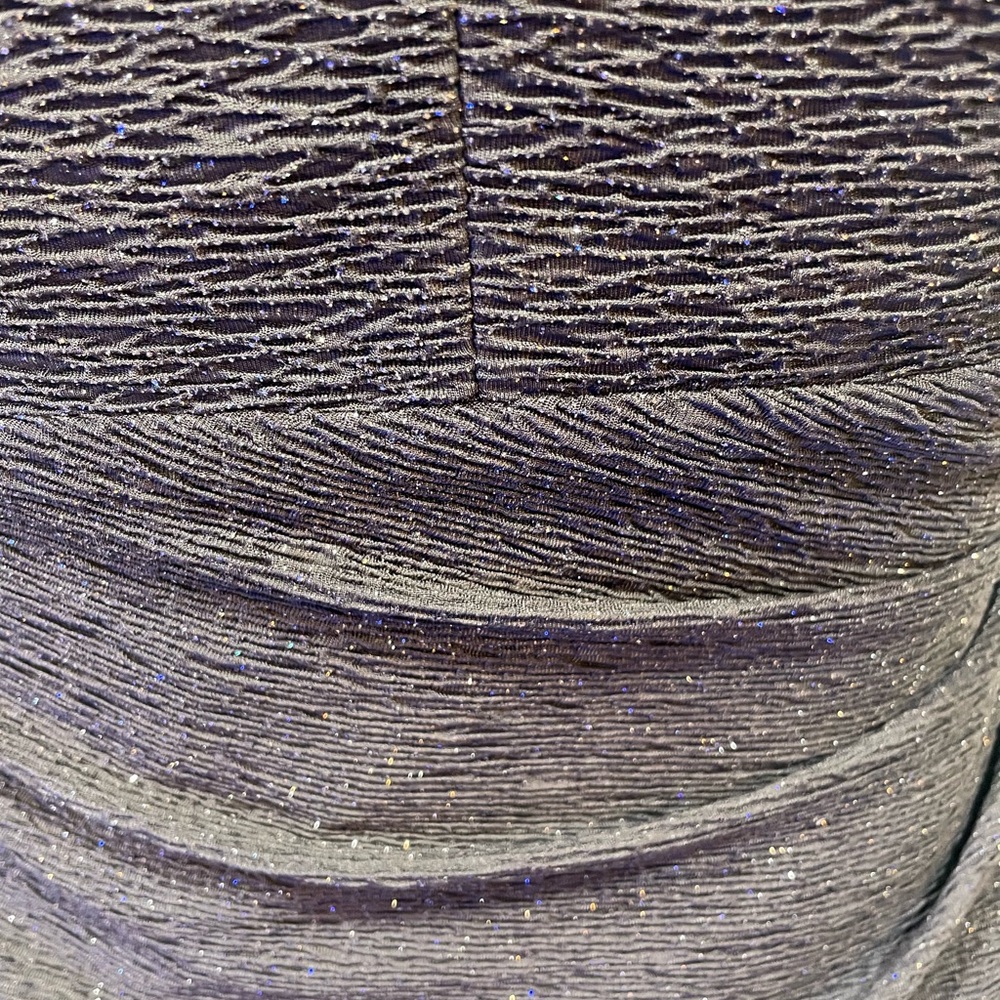 Eliza J charcoal gray Midi Dress that sparkles. - Picture 5 of 5